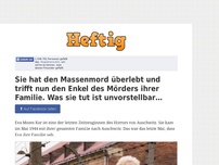 Bild zum Artikel: Sie hat den Massenmord überlebt und trifft nun den Enkel des Mörders ihrer Familie. Was sie tut...