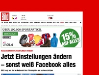 Bild zum Artikel: Nach Änderung der AGB - Passen Sie jetzt Ihre Facebook-Einstellungen an