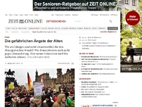 Bild zum Artikel: Pegida: 
  Die gefährlichen Ängste der Alten