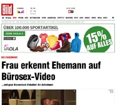 Bild zum Artikel: Bei Facebook! - Frau erkennt Ehemann auf Bürosex-Video