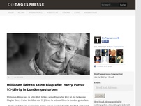 Bild zum Artikel: Millionen liebten seine Biografie: Harry Potter 93-jährig in London gestorben