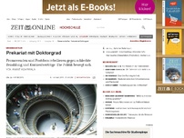 Bild zum Artikel: Wissenschaftler: 
  Prekariat mit Doktorgrad