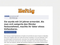 Bild zum Artikel: Sie wurde mit 14 Jahren ermordet. Als man sich weigerte den Mörder festzunehmen, machte ihr...