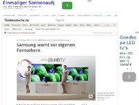 Bild zum Artikel: Abhören durch Spracherkennung: Samsung warnt vor eigenen Fernsehern