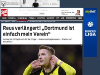 Bild zum Artikel: Reus verlängert! „Dortmund ist einfach mein Verein“ Marco Reus hat seinen Vertrag bei Borussia Dortmund bis 2019 verlängert – ohne Ausstiegsklausel. Was der BVB-Star und die Offiziellen sagen! »