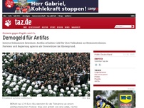 Bild zum Artikel: Proteste gegen Pegida und Co.: Demogeld für Antifas