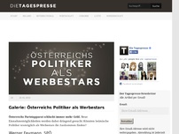 Bild zum Artikel: Galerie: Österreichs Politiker als Werbestars