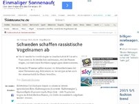 Bild zum Artikel: Vogelkunde: Schweden schaffen rassistische Vogelnamen ab