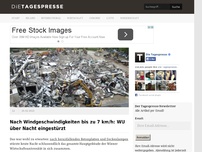 Bild zum Artikel: Nach Windgeschwindigkeiten bis zu 7 km/h: WU über Nacht eingestürzt