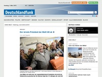 Bild zum Artikel: Deutschlandfunk | Eine Welt | Der ärmste Präsident der Welt tritt ab