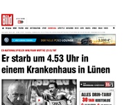 Bild zum Artikel: Wolfram Wuttke (†53) tot - Er starb um 4.53 Uhr im Krankenhaus in Lünen