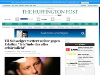 Bild zum Artikel: Til Schweiger wettert weiter gegen Edathy: 'Ich finde das alles erbärmlich!'