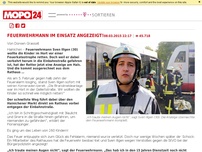 Bild zum Artikel: Feuerwehrmann im Einsatz angezeigt!