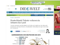 Bild zum Artikel: Auswanderer: Deutschlands Talente verlassen in Scharen das Land