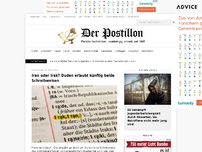 Bild zum Artikel: Iran oder Irak? Duden erlaubt künftig beide Schreibweisen