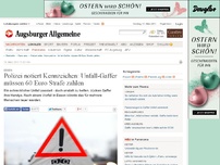 Bild zum Artikel: Essen: Polizei notiert Kennzeichen von Gaffern - 60 Euro Strafe drohen