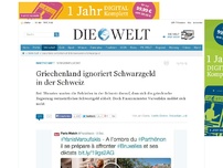 Bild zum Artikel: Steuerflucht: Griechenland ignoriert Schwarzgeld in der Schweiz