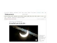 Bild zum Artikel: Sonnenfinsternis: Ernstfall um 9:29 Uhr