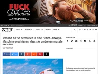 Bild zum Artikel: Jemand hat so dermaßen in eine British-Airways-Maschine geschissen, dass sie umdrehen musste