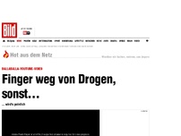 Bild zum Artikel: Ballaballa-YouTube-Video - Finger weg von Drogen, sonst wird's peinlich