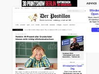 Bild zum Artikel: Peinlich: 99 Prozent aller Grundschüler können nicht richtig infinitesimalrechnen