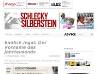 Bild zum Artikel: Endlich legal: Der Vorname des Jahrtausends