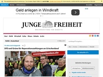 Bild zum Artikel: SPD und Grüne für Reparationszahlungen an Griechenland