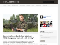 Bild zum Artikel: Sparmaßnahmen: Bundesheer absolviert Militärübungen nur noch mit „Call of Duty“