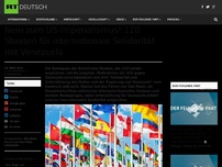 Bild zum Artikel: Nein zum US-Imperialismus! 120 Staaten für internationale Solidarität mit Venezuela