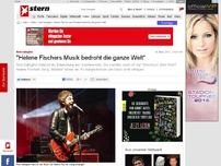 Bild zum Artikel: Noel Gallagher: 'Helene Fischers Musik bedroht die ganze Welt'