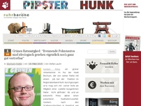 Bild zum Artikel: Grünes Ratsmitglied: “Brennende Polizeiautos sind ideologisch gesehen eigentlich noch ganz gut vertretbar”