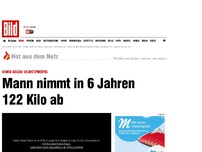 Bild zum Artikel: Video gegen Selbstzweifel - Mann nimmt in 6 Jahren 122 Kilo ab