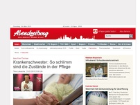 Bild zum Artikel: Anruf bei Domian: Krankenschwester: So schlimm sind die Zustände in der Pflege