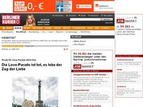 Bild zum Artikel: Route für neue Parade steht fest - Die Love-Parade ist tot, es lebe der Zug der Liebe