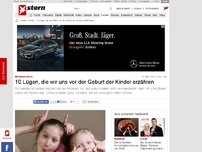 Bild zum Artikel: Werdende Eltern: 10 Lügen, die wir uns vor der Geburt der Kinder erzählen