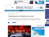 Bild zum Artikel: 'Hart aber Fair': 'Impfskepsis ist Bullshit hoch zehn'