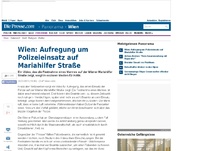 Bild zum Artikel: Wien: Aufregung um Polizeieinsatz auf Mariahilfer Straße