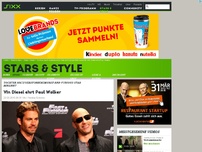 Bild zum Artikel: VIN DIESEL GIBT NAMEN SEINER TOCHTER BEKANNT