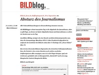 Bild zum Artikel: Absturz des Journalismus