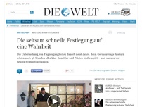 Bild zum Artikel: Absturz-Ermittlungen: Die seltsam schnelle Festlegung auf eine Wahrheit