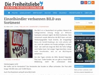 Bild zum Artikel: Einzelhändler verbannen BILD aus Sortiment