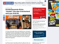 Bild zum Artikel: Hundertausende Klicks: “Anstalt”-Clip über Griechenland wird zum Viral-Hit