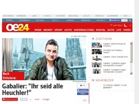 Bild zum Artikel: Gabalier: 'Ihr seid alle Heuchler!'