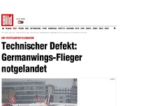 Bild zum Artikel: Germanwings-Maschine - Notlandung nach technischem Defekt