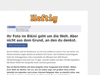 Bild zum Artikel: Ihr Foto im Bikini geht um die Welt. Aber nicht aus dem Grund, an den du denkst.