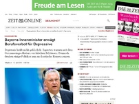 Bild zum Artikel: Flugzeugabsturz: 
  Bayerns Innenminister kann sich Berufsverbot für Depressive vorstellen