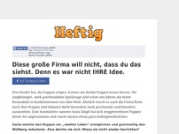 Bild zum Artikel: Diese große Firma will nicht, dass du das siehst. Denn es war nicht IHRE Idee.