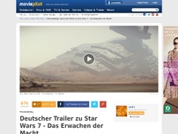 Bild zum Artikel: Deutscher Trailer zu Star Wars 7 - Das Erwachen der Macht!