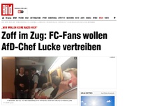 Bild zum Artikel: Zoff im Zug - FC-Fans wollen AfD- Chef Lucke vertreiben