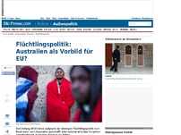 Bild zum Artikel: Flüchtlingspolitik: Australien als Vorbild für EU?